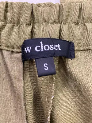 w closet/ダブルクローゼット/スラックス/パンツ/ライトグリーン/S