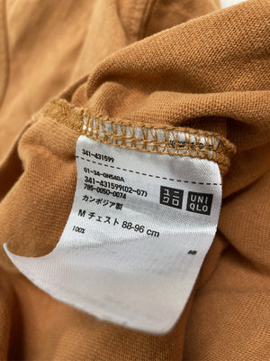 UNIQLO/ユニクロ/Tシャツ/カットソー/トップス/ブラウン/M