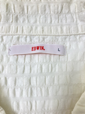 EDWIN/エドウィン/シャツ/ブラウス/トップス/ホワイト/L