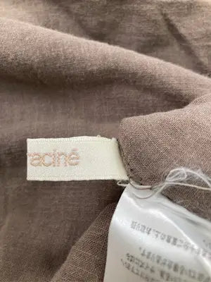 enracine/アンラシーネ/シャツ/ブラウス/トップス/ブラウン