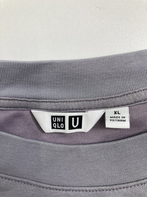 UNIQLO U/ユニクロユー/Tシャツ/カットソー/トップス/グレー/XL