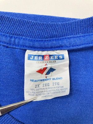 JERZEES/ジャージーズ/Tシャツ/カットソー/トップス/ブルー/2X