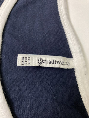 stradivarius/ストラディバリウス/Tシャツ/カットソー/トップス/ネイビー/S