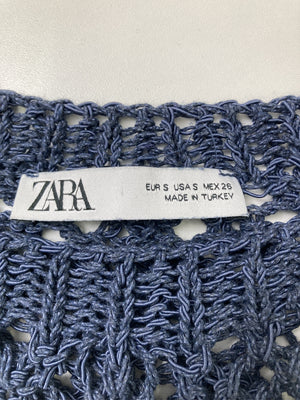 ZARA/ザラ/ニット/セーター/トップス/ネイビー/S