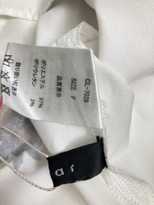 clear/クリア/Tシャツ/カットソー/トップス/ホワイト/F