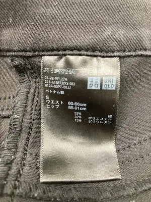 UNIQLO/ユニクロ/デニムパンツ/パンツ/ブラック/S