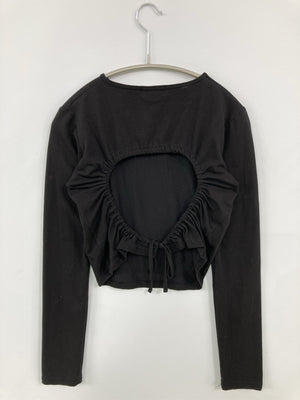 MORETHAN YESTERDAY/Tシャツ/カットソー/トップス/ブラック