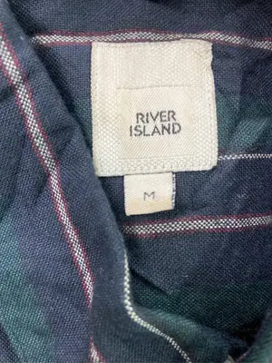 RIVER ISLAND/シャツ/ブラウス/トップス/ネイビー/M