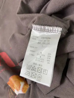 dearful/ディアフル/Tシャツ/カットソー/トップス/ブラウン/L バスト86~91 身長154~162