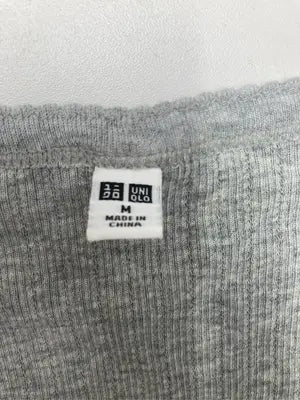 UNIQLO/ユニクロ/Tシャツ/カットソー/トップス/グレー/M