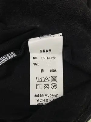Brudine/Tシャツ/カットソー/トップス/ブラック/F