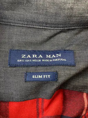 ZARA MAN/ザラマン/シャツ/ブラウス/トップス/レッド