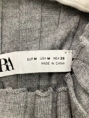 ZARA/ザラ/ニット/セーター/トップス/グレー/M