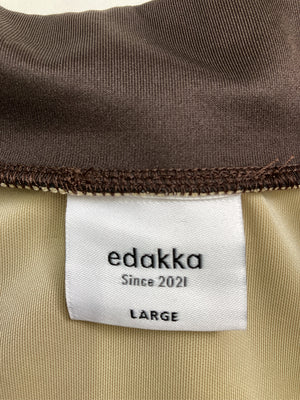 edakka/ジャージ/トラックジャケット/トップス/ベージュ/LARGE