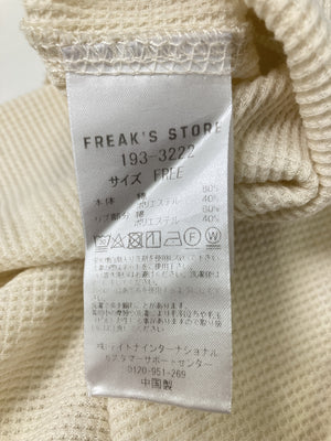 FREAK'S STORE/フリークスストア/Tシャツ/カットソー/トップス/アイボリー/FREE