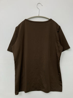 Tシャツ/カットソー/トップス/ブラウン/M