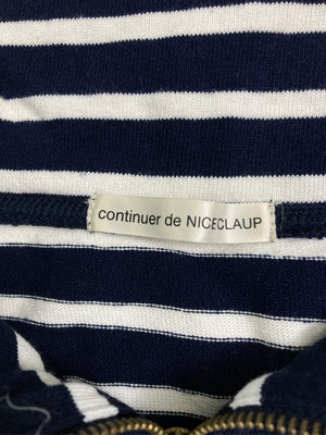 continuer de NICE CLAUP/コンティニューデナイスクラップ/Tシャツ/カットソー/トップス/ネイビー