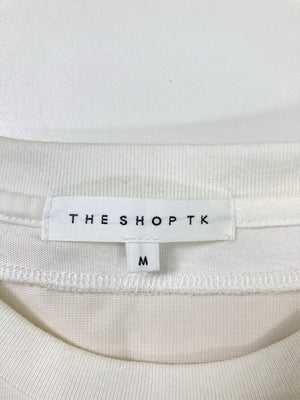 THE SHOP TK/ザショップティーケー/Tシャツ/カットソー/トップス/ホワイト/M