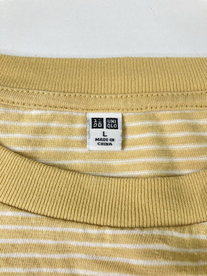 UNIQLO/ユニクロ/Tシャツ/カットソー/トップス/イエロー/L