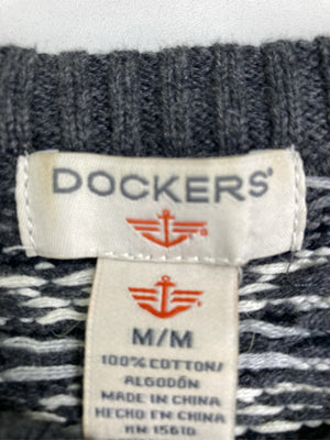 DOCKERS/ドッカーズ/ニット/セーター/トップス/グレー/M