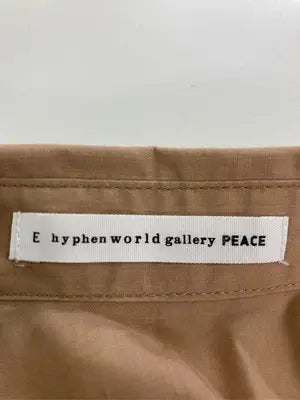 E hyphen world gallery peace/イーハイフンワールドギャラリーピース/シャツ/ブラウス/トップス/ベージュ