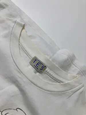 TES/テス/Tシャツ/カットソー/トップス/ホワイト/LARGE
