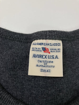 AVIREX U.S.A./アヴィレックスユーエスエー/Tシャツ/カットソー/トップス/ブラック/Small