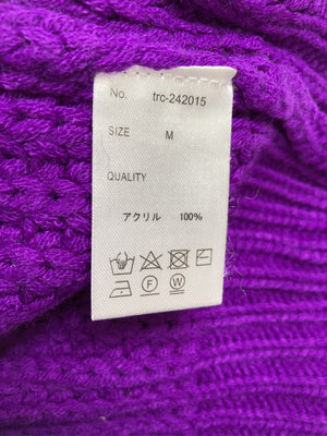 AIC./エーアイシー/ニット/セーター/トップス/パープル/M