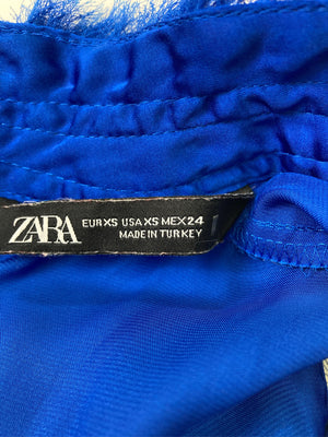ZARA/ザラ/ノースリーブ/トップス/ブルー/XS