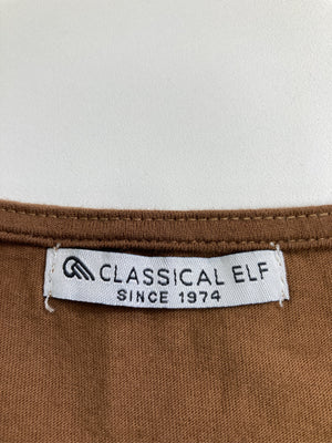 CLASSICAL ELF/クラシカルエルフ/Tシャツ/カットソー/トップス/ブラウン/XL