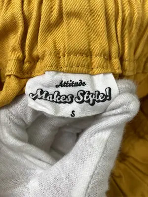Attitude makes style!/アティチュードメイクススタイル/その他パンツ/パンツ/イエロー/S