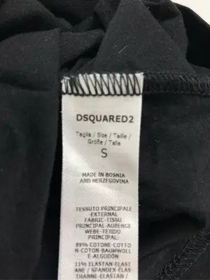 DSQUARED2/ディースクエアード/Tシャツ/カットソー/トップス/ブラック/S