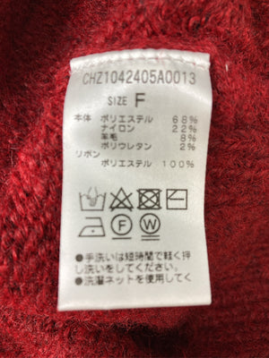 Chico/チコ/ニット/セーター/トップス/レッド/F