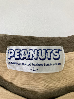 PEANUTS/ピーナッツ/Tシャツ/カットソー/トップス/ベージュ/L