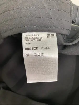UNIQLO/ユニクロ/キャップ/帽子/ブラック/ONE SIZE