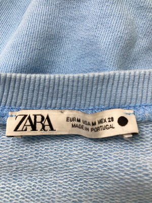 ZARA/ザラ/スウェット/トップス/スカイブルー/EUR M/USA M/ MEX 28