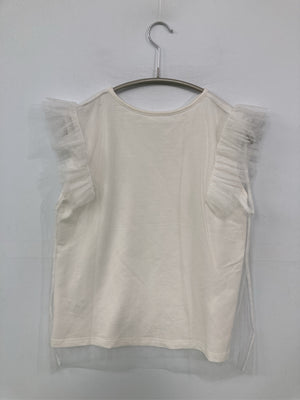 Tシャツ/カットソー/トップス/ホワイト/F