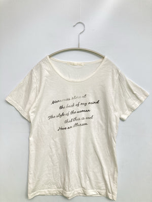 RUDE GARRET/ルードギャレット/Tシャツ/カットソー/トップス/ホワイト/M