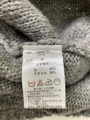 CUBE SUGER/キューブシュガー/ニット/セーター/トップス/グレー/M