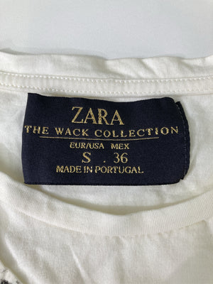 ZARA/ザラ/Tシャツ/カットソー/トップス/ホワイト/S