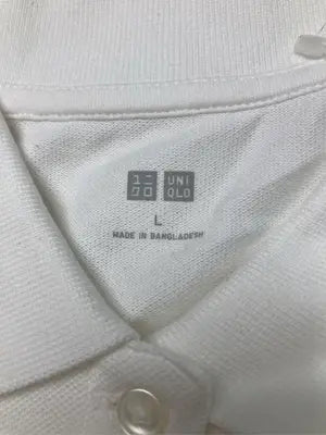 UNIQLO/ユニクロ/ポロシャツ/トップス/ホワイト/L