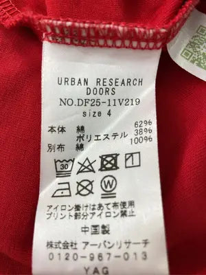 FORK&SPOON/フォークアンドスプーン/Tシャツ/カットソー/トップス/レッド/4