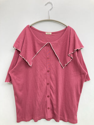 noannu/ノアンヌ/シャツ/ブラウス/トップス/ピンク/5L