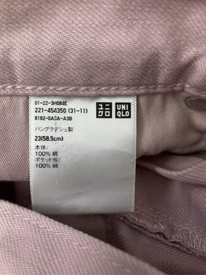 UNIQLO/ユニクロ/デニムパンツ/パンツ/ピンク/23