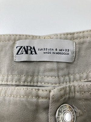 ZARA/ザラ/カーゴパンツ/パンツ/ベージュ/EUR 32/USA 0/MEX 22