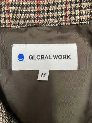 GLOBAL WORK/グローバルワーク/シャツ/ブラウス/トップス/グレー/M
