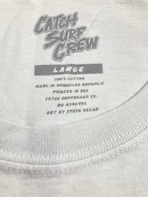 CATCH SURF CREW/Tシャツ/カットソー/トップス/ホワイト/L