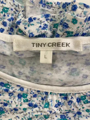 TINY CREEK/Tシャツ/カットソー/トップス/ブルー/L