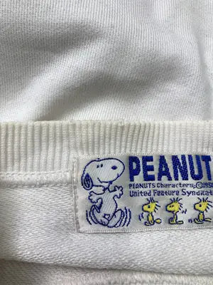 PEANUTS/ピーナッツ/スウェット/トップス/アイボリー/M