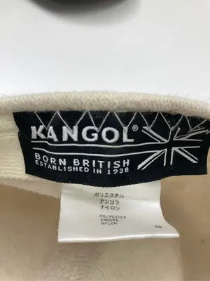 KANGOL/カンゴール/ハンチング/ベレー帽/帽子/アイボリー